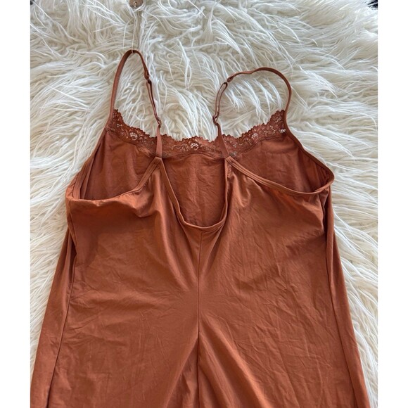 Skims Fits Everybody Lace Slip Dress Bronze Size 2X - Picture 8 of 10